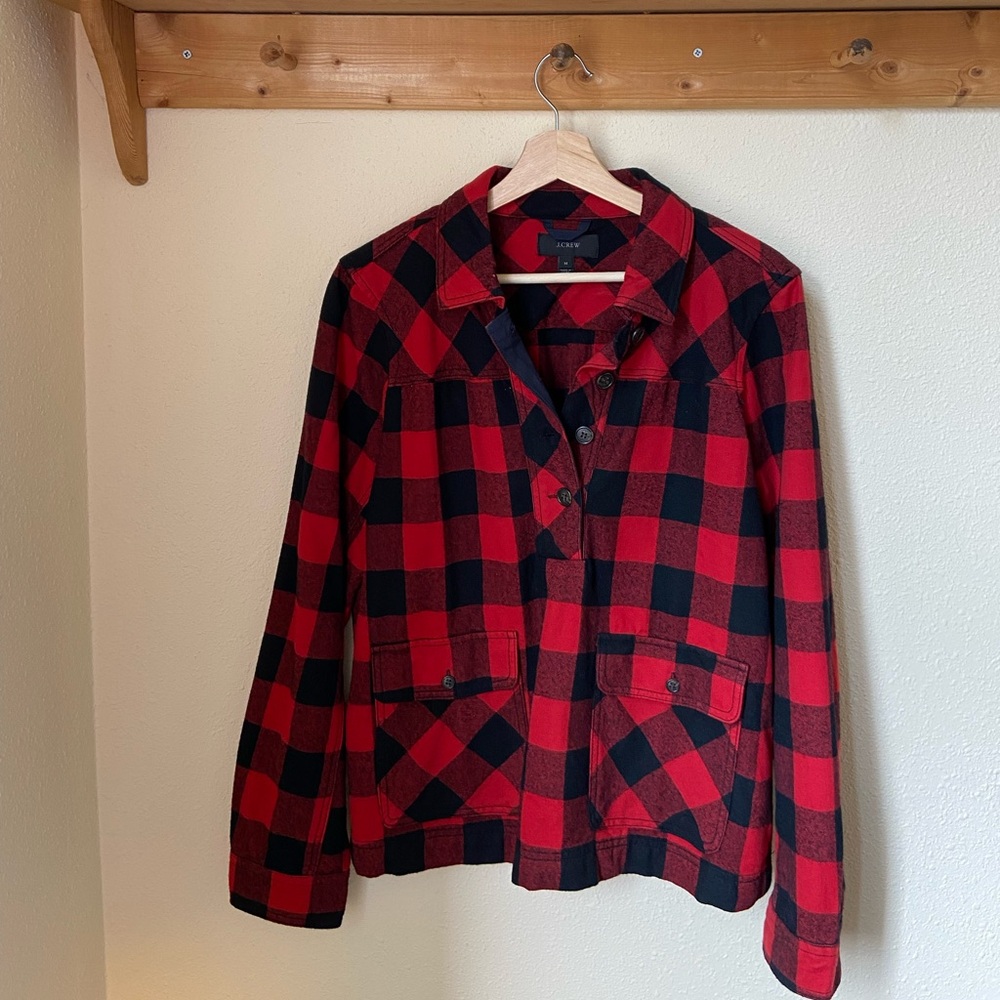 J.Crew wool/cotton popover